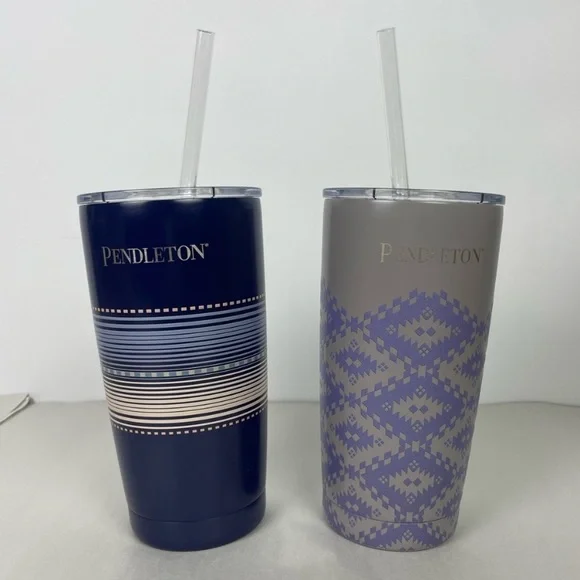 Pendleton 20oz Stainless Steel Hot/Cold Double Wall Insulated Tumbler Set - Picture 3 of 7